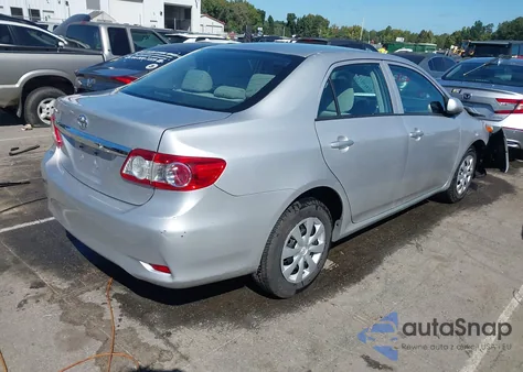 2012 Toyota Corolla L z USA, uszkodzony, nr VIN 2T1BU4EE2CC822821